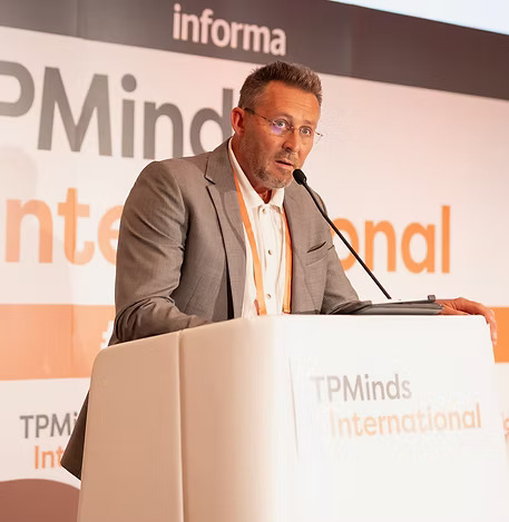 Steve Cullimore speaking at TPMinds International